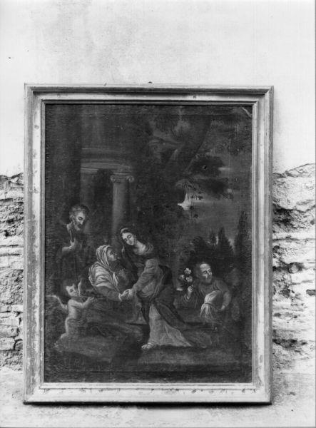 VISITAZIONE (dipinto, opera isolata) - ambito toscano (fine sec. XVIII)