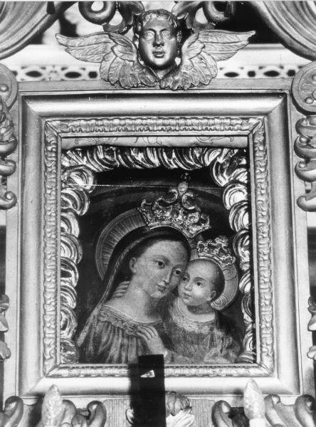 Madonna con Bambino (dipinto, opera isolata) - manifattura toscana (prima metà sec. XIX)