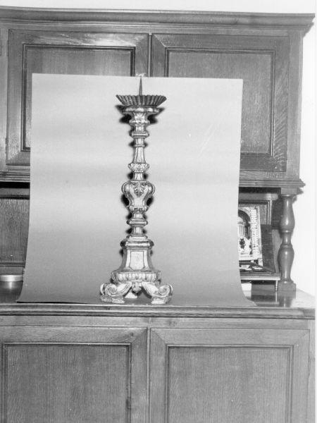 candelabro, serie - bottega toscana (fine sec. XVIII)