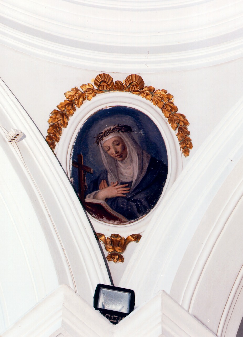 Santa Caterina da Siena (dipinto murale) - ambito siciliano (Seconda metà sec. XVIII)