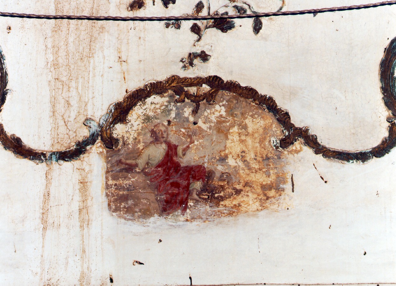 San Giovanni evangelista (dipinto murale) - ambito siciliano (Seconda metà sec. XVIII)