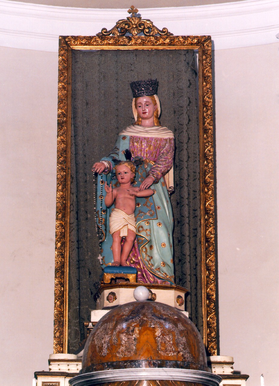 Madonna del Rosario (statua) - ambito siciliano (Seconda metà sec. XIX)