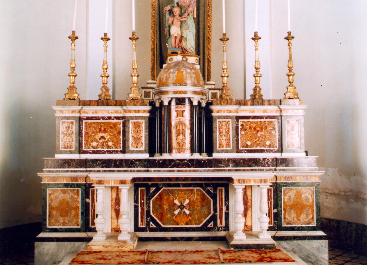 altare maggiore - ambito siciliano (Prima metà sec. XIX)