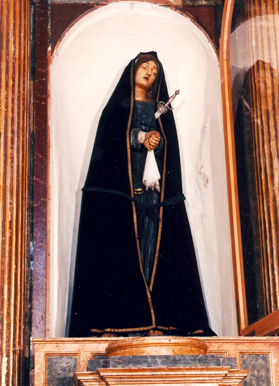 Madonna Addolorata (statua) - ambito siciliano (Metà sec. XIX)