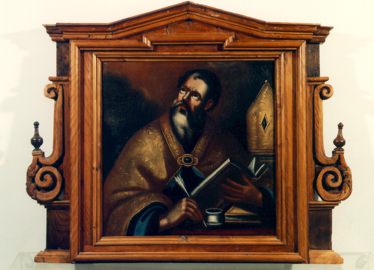 Sant'Agostino (dipinto) - ambito siciliano (Seconda metà sec. XVIII)