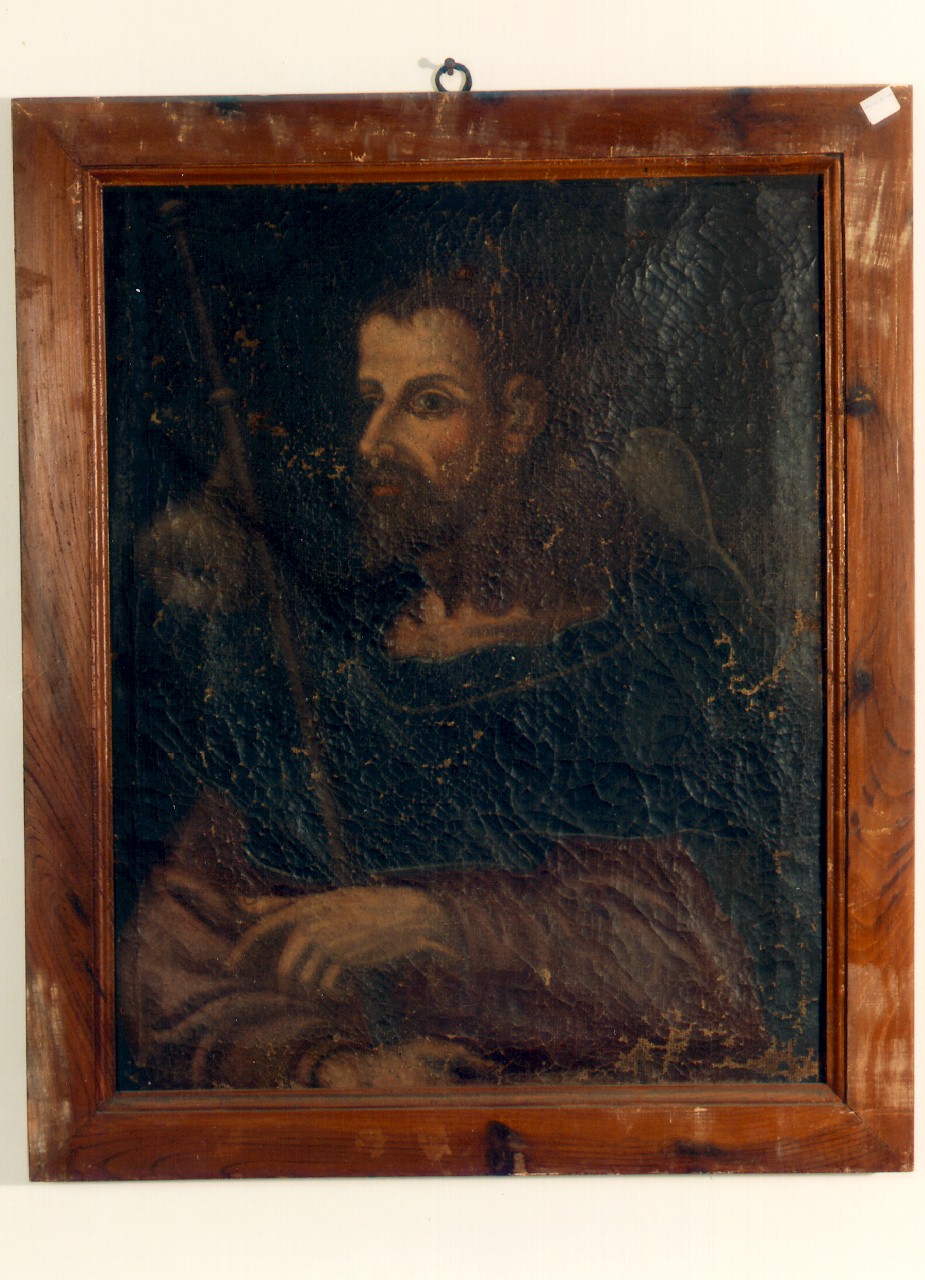 santo francescano (dipinto) - ambito siciliano (Fine/inizio secc. XVII/ XVIII)