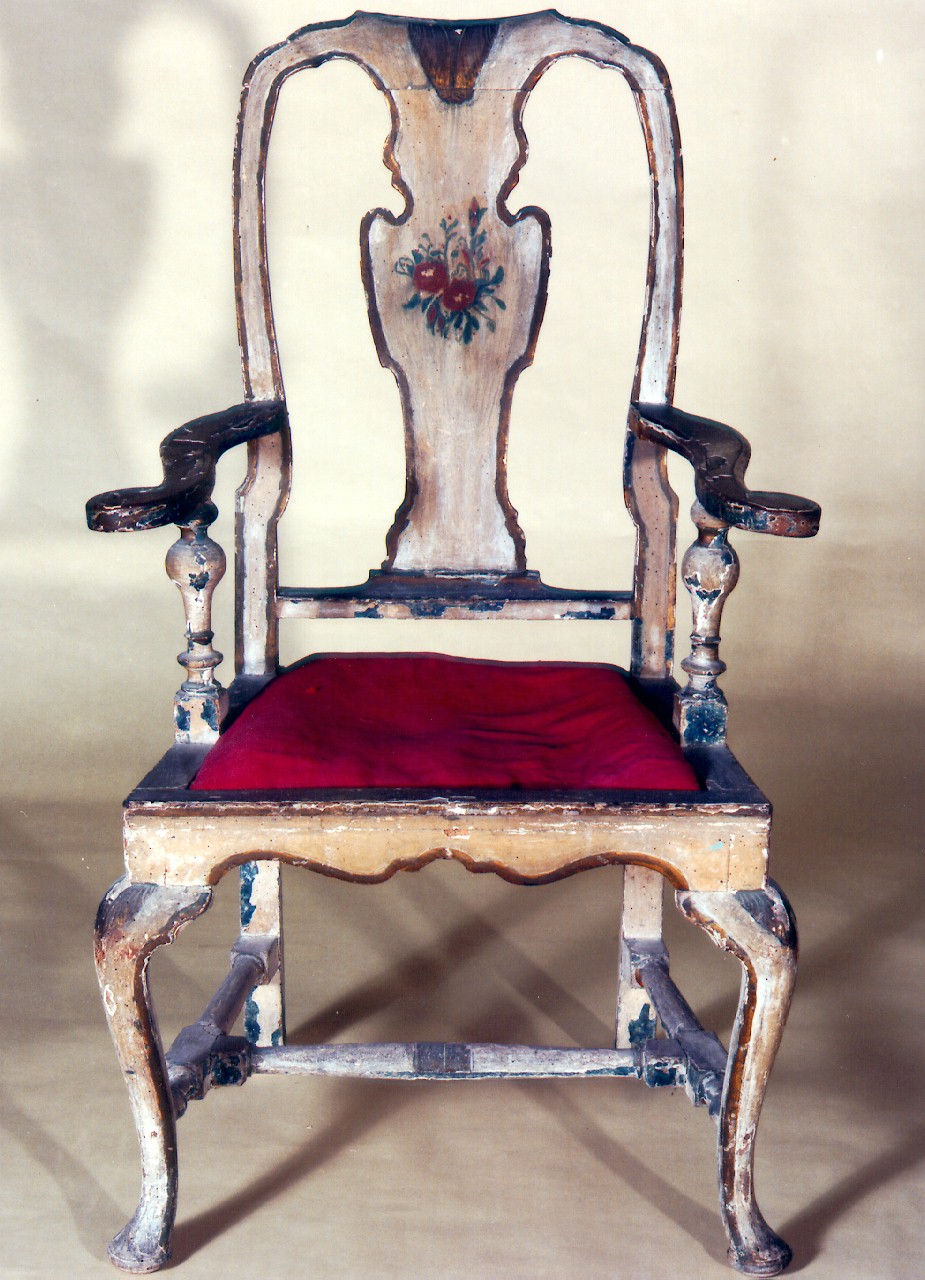 sedia del celebrante - manifattura siciliana (Metà sec. XVIII)