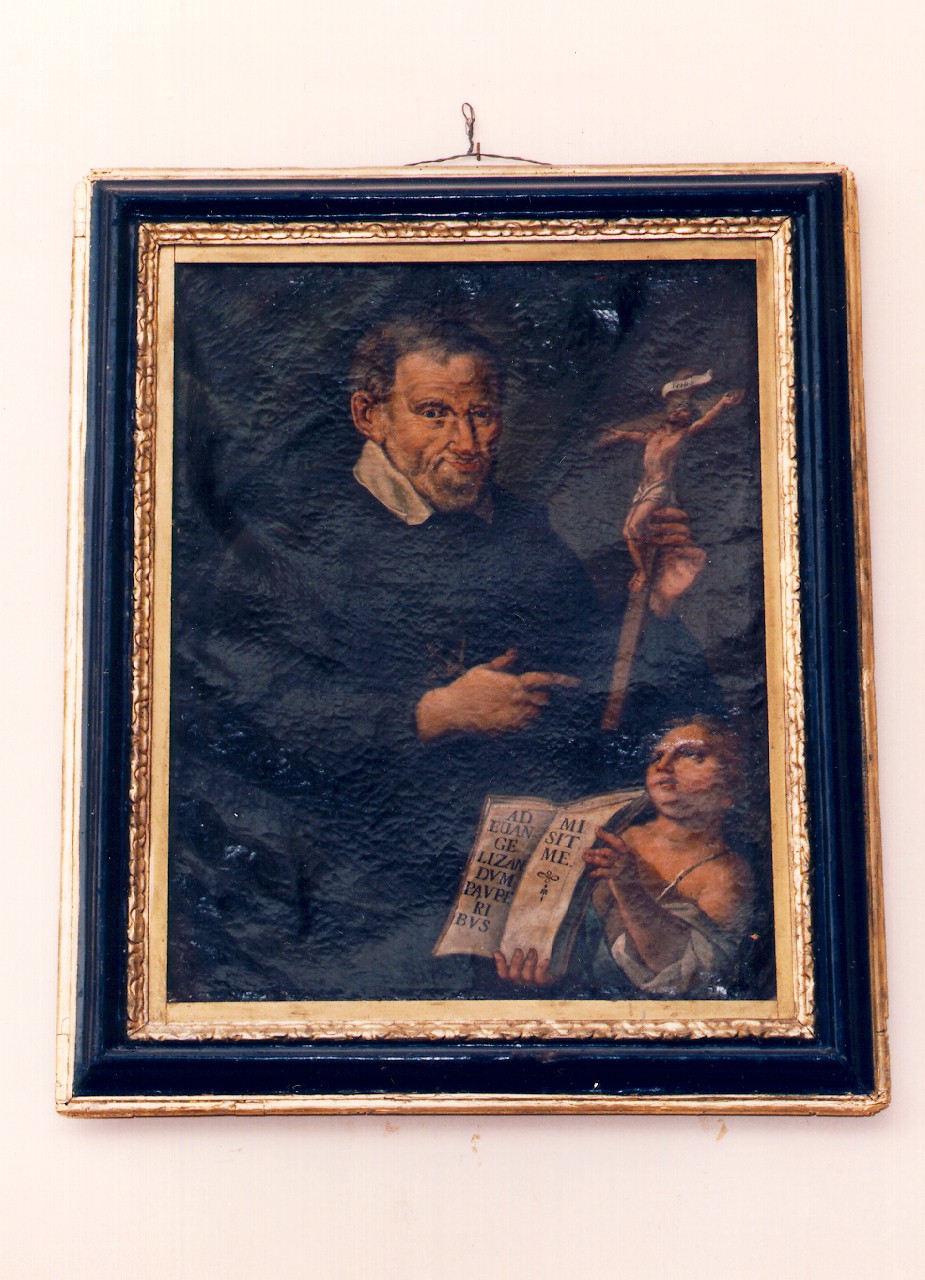 ritratto di religioso (dipinto) - ambito siciliano (Seconda metà sec. XVIII)
