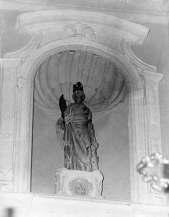 SANTA CATERINA D'ALESSANDRIA (statua) - bottega italiana (sec. XVII)
