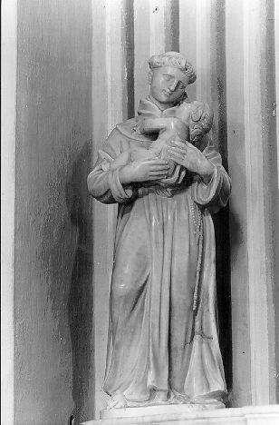 Sant'Antonio da Padova con il bambino (statua) - ambito apuoversiliese (sec. XVIII)