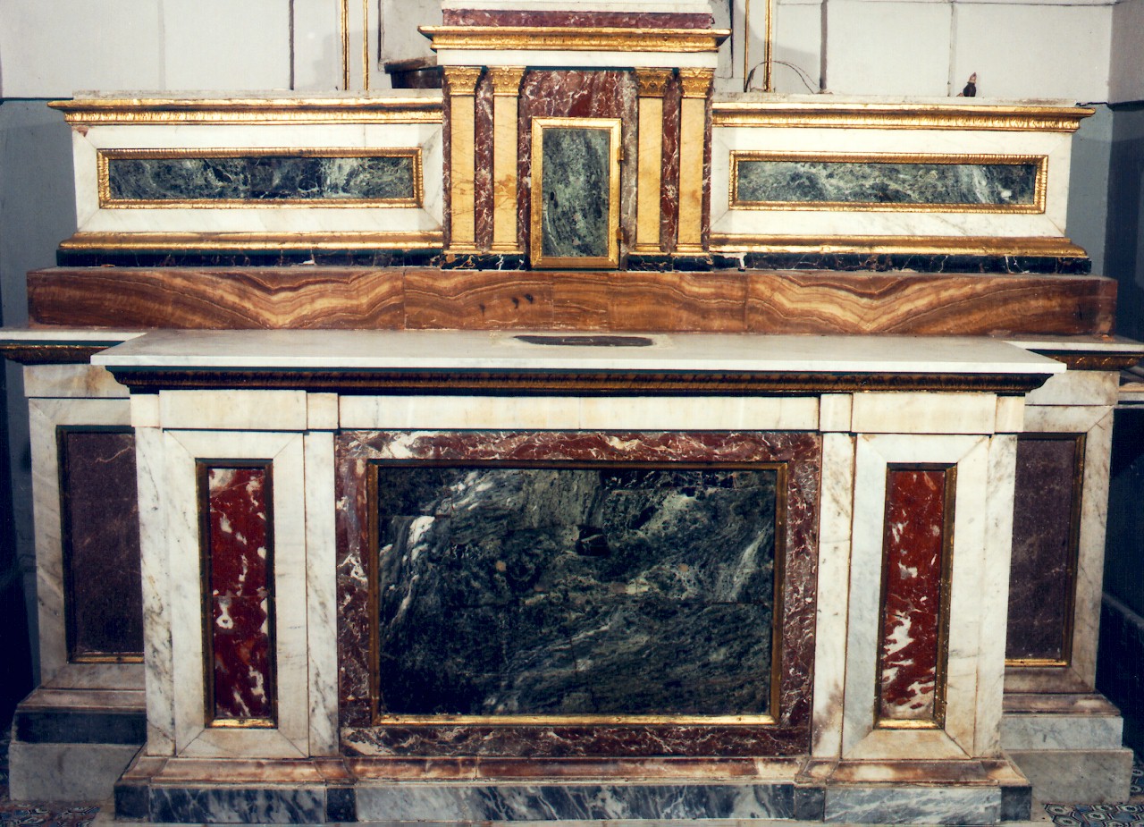altare - a blocco - ambito siciliano (fine sec. XIX)