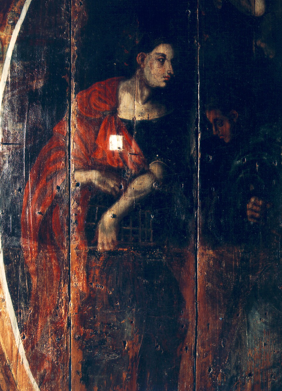 presentazione di Gesu' al tempio (dipinto) - ambito siciliano (Seconda metà sec. XVII)