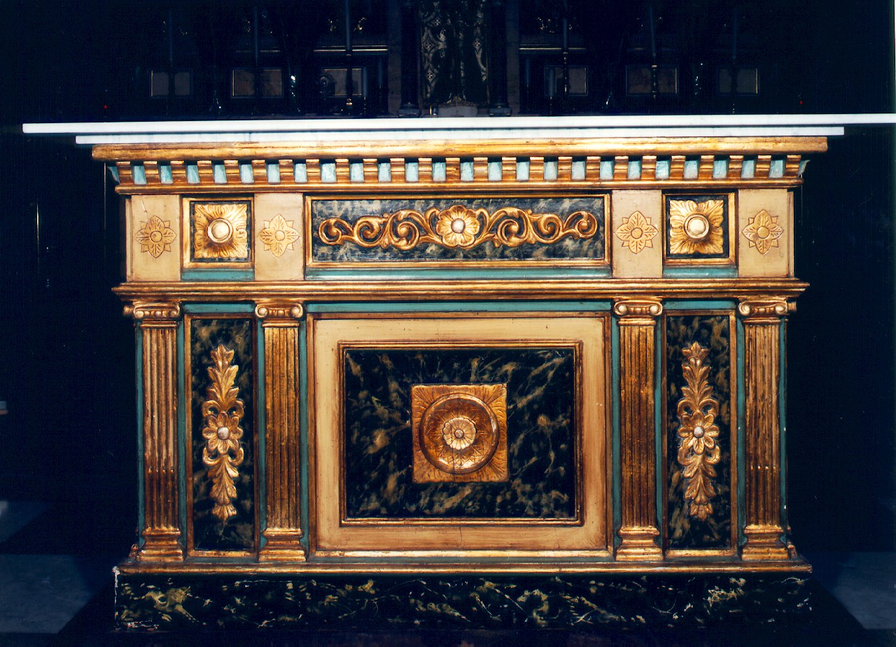 altare - a mensa - produzione siciliana (primo quarto sec. XX)