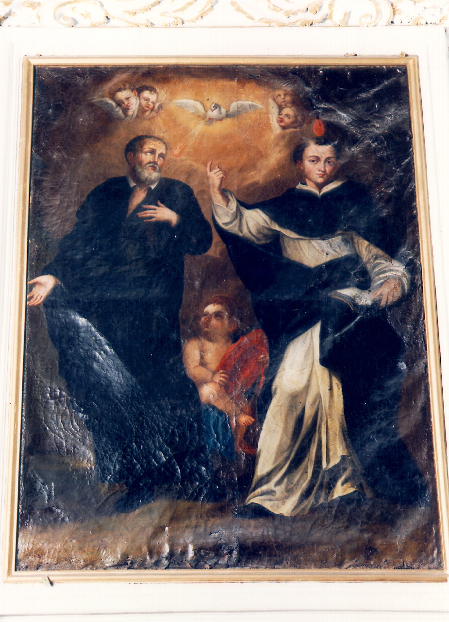 San Filippo Neri e San Vincenzo Ferreri (dipinto) - ambito siciliano (Seconda metà sec. XVIII)