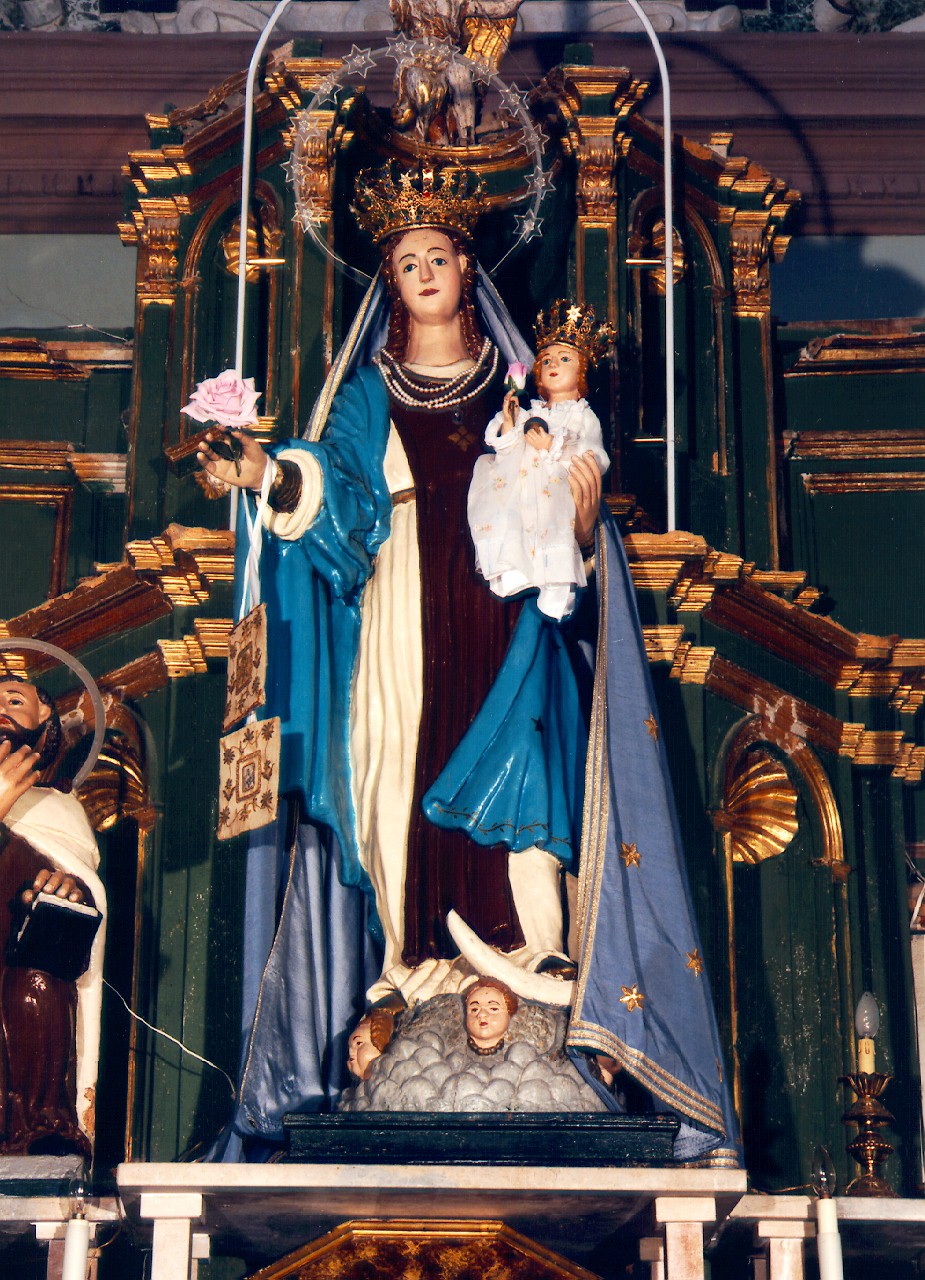 Madonna del Carmelo (statua) - ambito siciliano (Seconda metà sec. XIX)