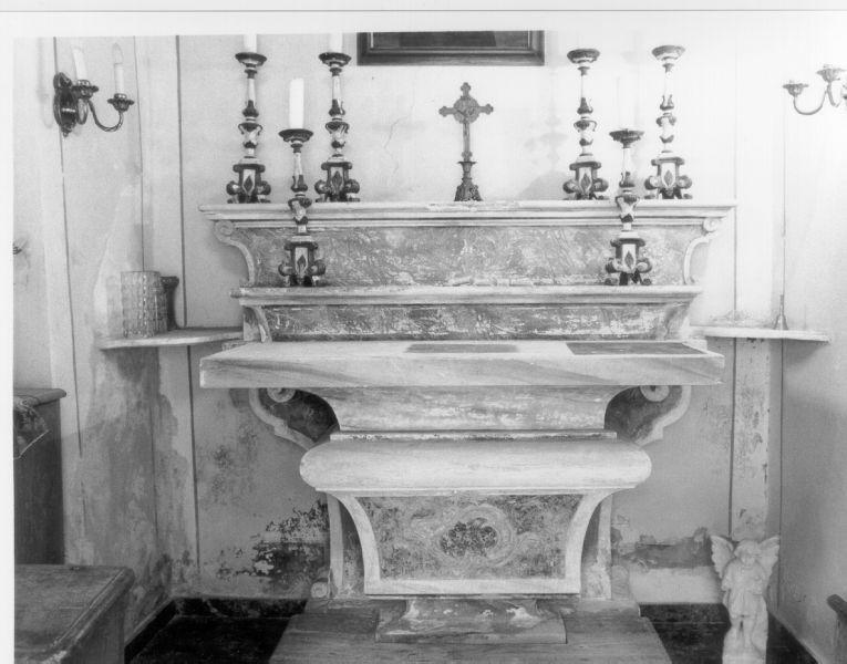altare - ambito lunigianese (seconda metà sec. XVIII)