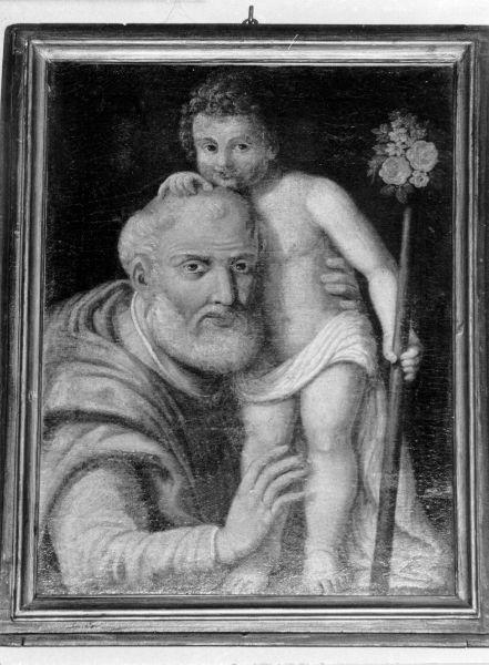 San Giuseppe e Gesù Bambino (dipinto) - ambito italiano (fine/inizio secc. XVIII/ XIX)