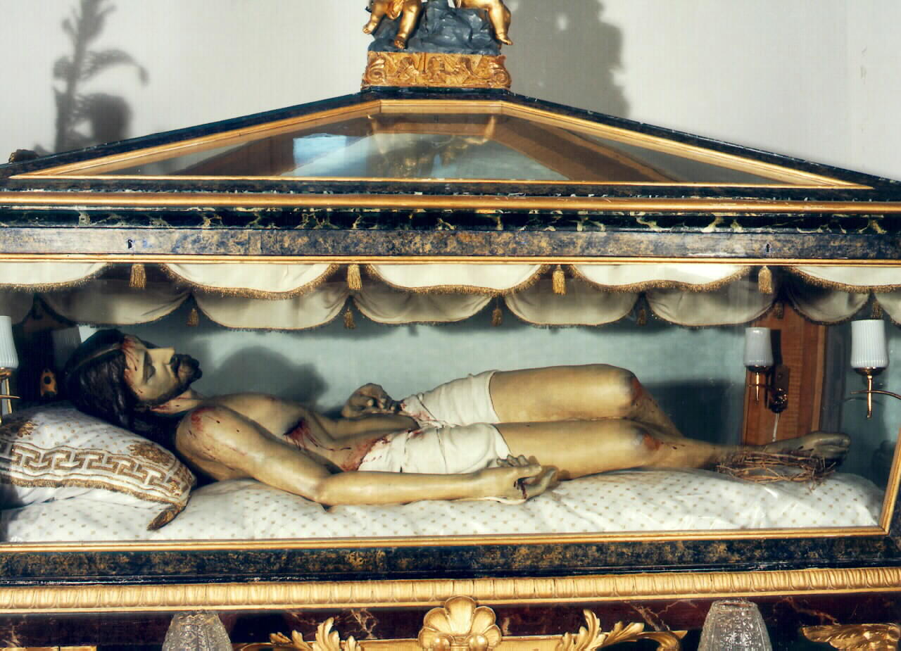 Cristo morto (statua) - ambito siciliano (Prima metà sec. XIX)
