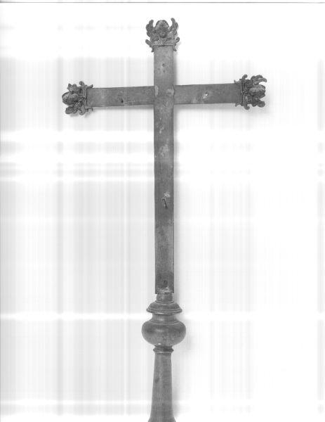 croce processionale - ambito lunigianese (?) (inizio sec. XVIII)