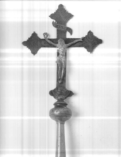 croce processionale - manifattura toscana (sec. XVII)