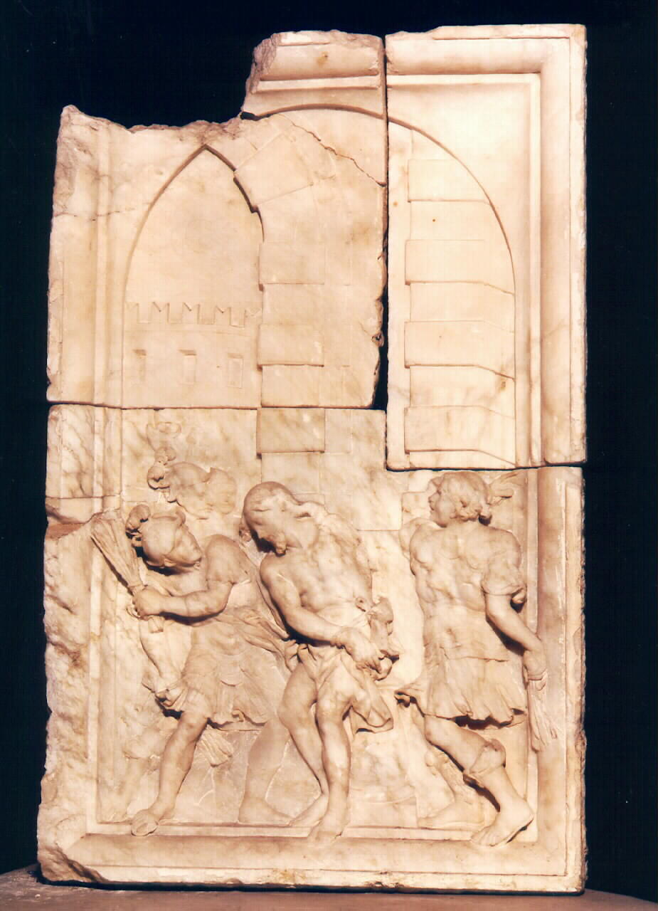 Cristo flagellato (rilievo) - ambito siciliano (Seconda metà sec. XVII)