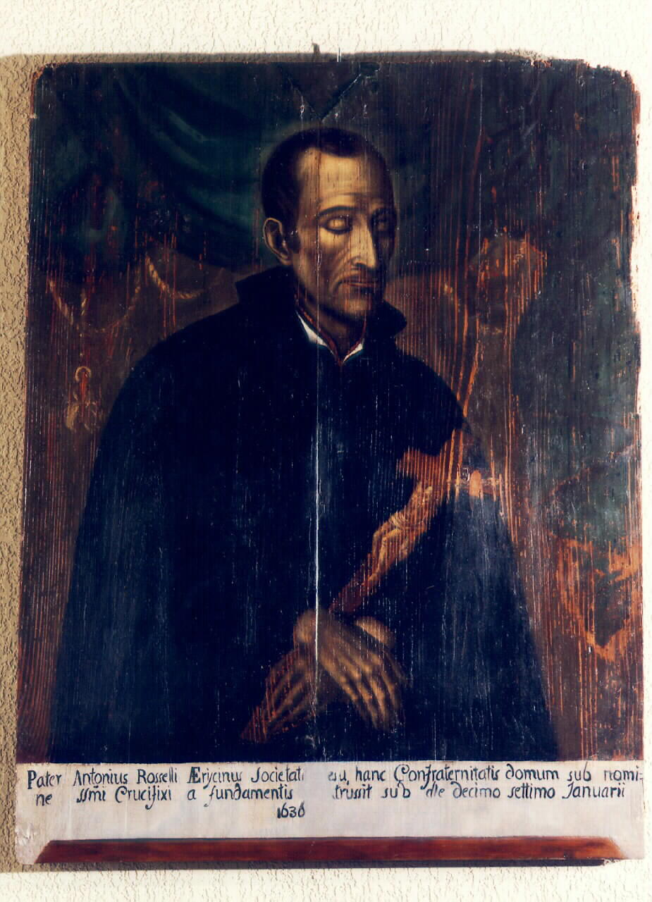 ritratto del sacerdote Antonio Rosselli (dipinto) - ambito siciliano (sec. XVII)
