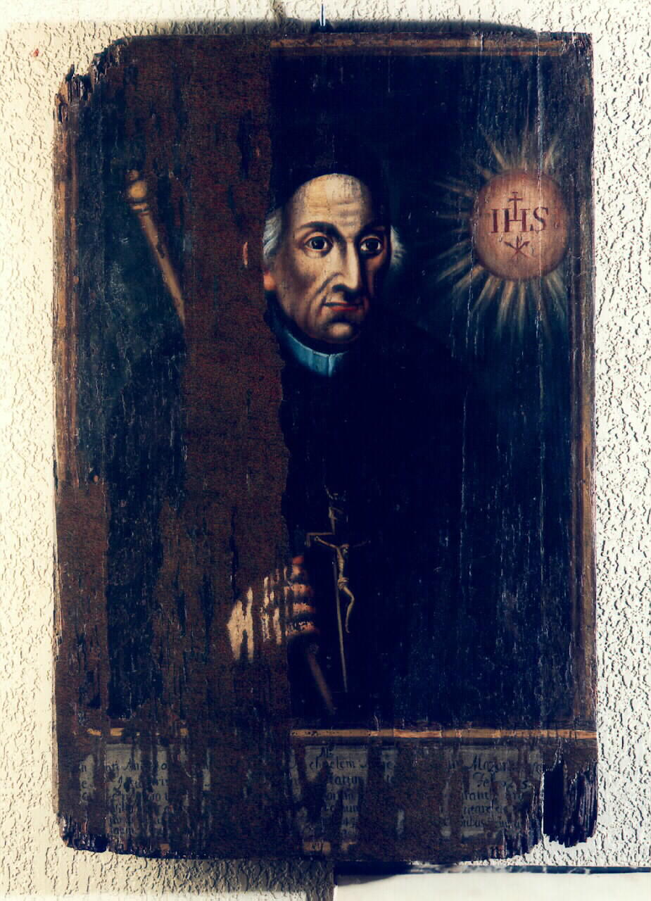 ritratto di padre gesuita (dipinto) - ambito siciliano (Seconda metà sec. XVII)