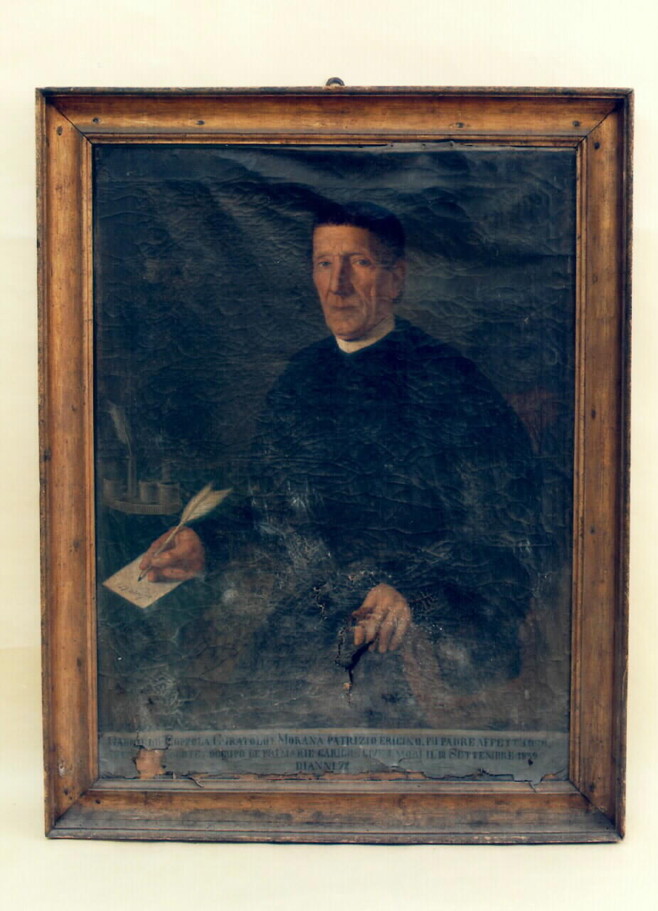 ritratto del sacerdote Gabriele Coppola Curatolo (dipinto) - ambito siciliano (sec. XIX)