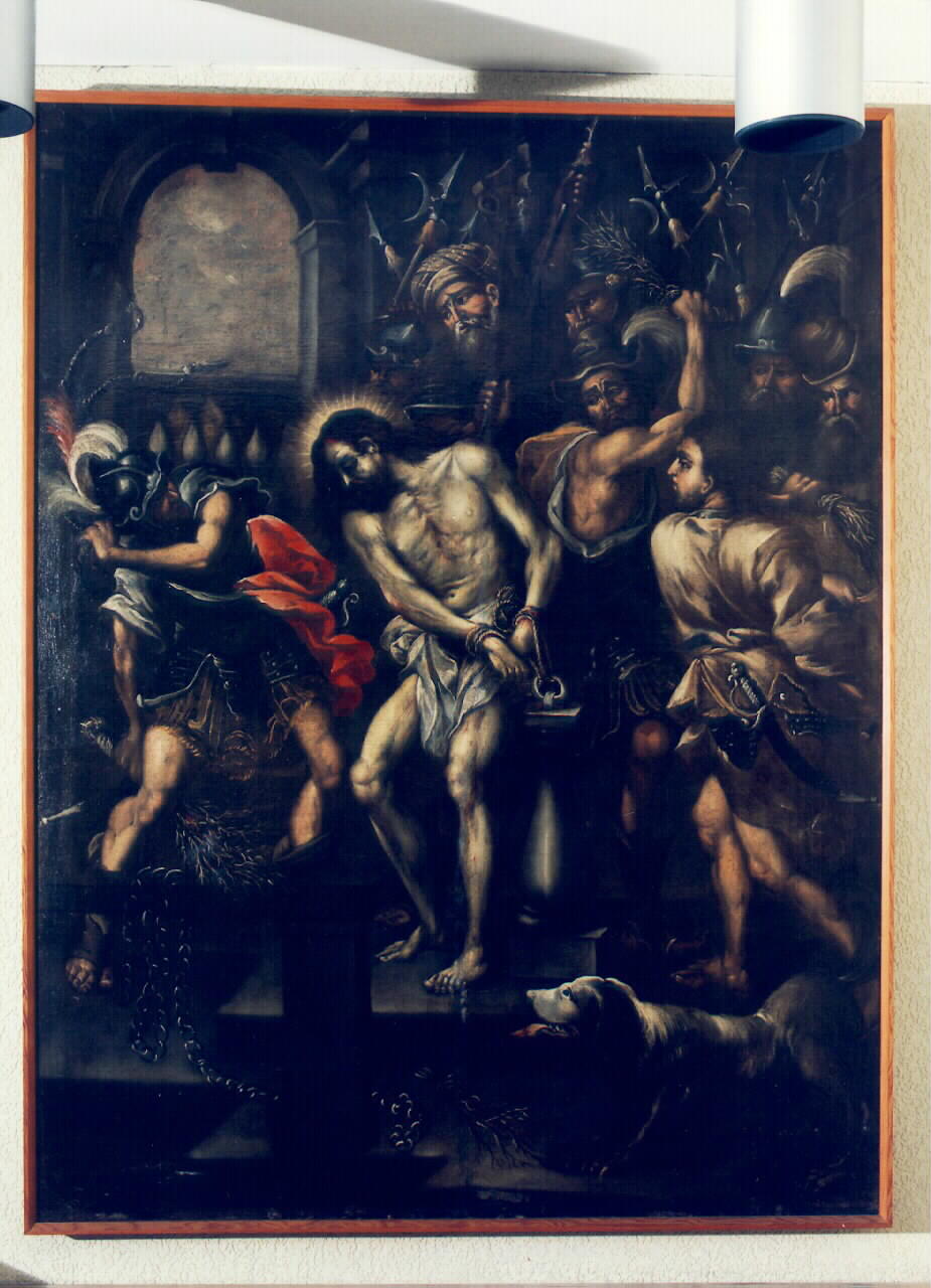 flagellazione di Cristo (dipinto) - ambito siciliano (Seconda metà sec. XVII)
