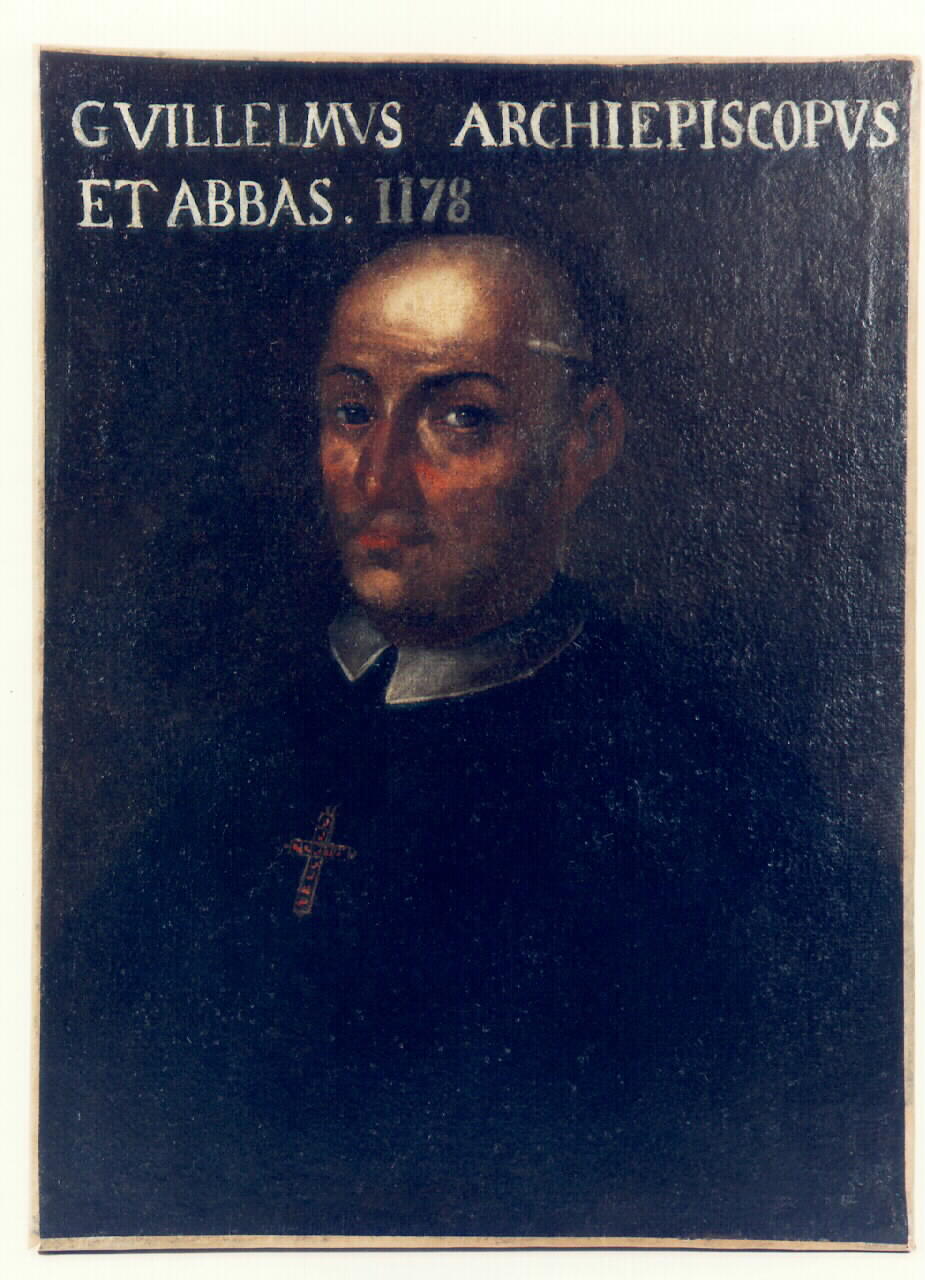 ritratto dell'arcivescovo Guglielmo (dipinto) - ambito siciliano (Prima metà sec. XVIII)