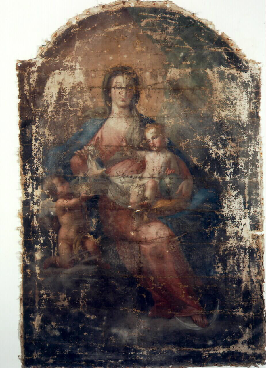 Madonna del fico, Madonna con Bambino (dipinto) - ambito siciliano (Seconda metà sec. XVIII)