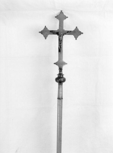 croce processionale - ambito lunigianese (?) (seconda metà sec. XVII)