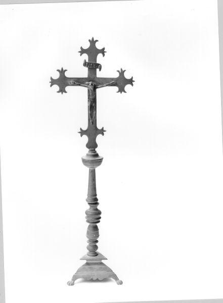 croce d'altare - ambito lunigianese (?) (fine sec. XVII)