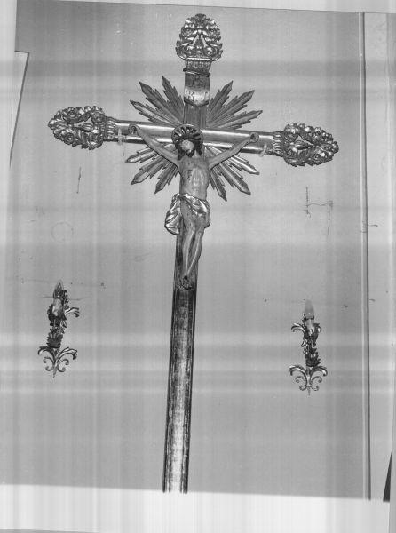 croce processionale - bottega toscana (fine/inizio secc. XVIII/ XIX)