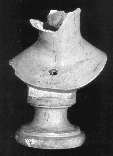 BUSTO FEMMINILE (calco di scultura, frammento) - bottega italiana (seconda metà sec. XIX)