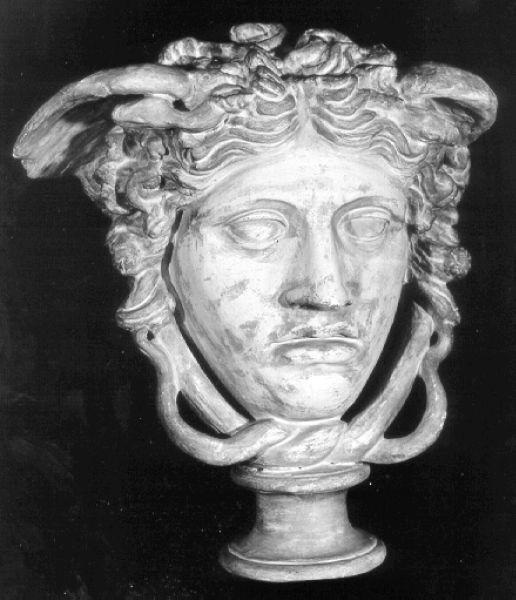 Medusa (calco di scultura) - bottega italiana (seconda metà sec. XIX)