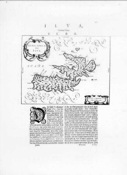carta geografica dell'Isola d'Elba (stampa) - ambito tedesco (sec. XIX)