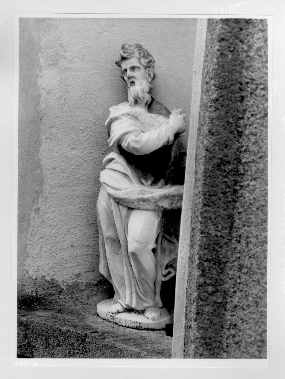 SANT'ELIA PROFETA (statua) - bottega apuana (prima metà sec. XVIII)
