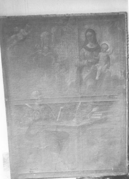 Madonna con il Bambino e San Marco (dipinto) - ambito toscano (sec. XVII)