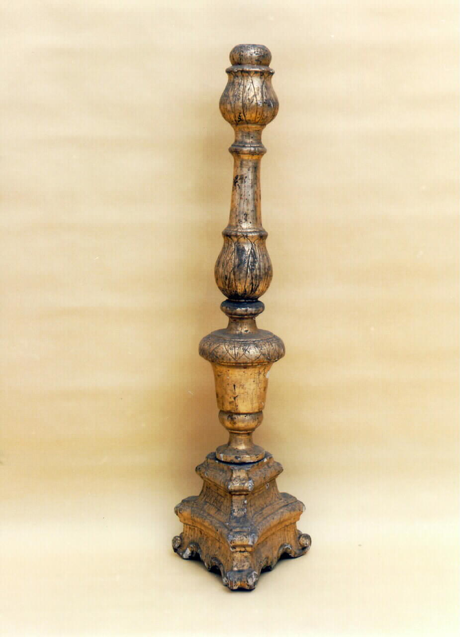 candelabro d'altare - produzione siciliana (primo quarto sec. XIX)