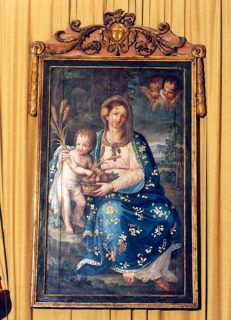 Madonna di Custonaci, Madonna con Bambino (dipinto) - ambito siciliano (Seconda metà sec. XVI)
