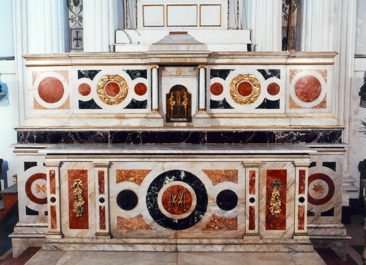 altare maggiore - ambito siciliano (Seconda metà sec. XIX)