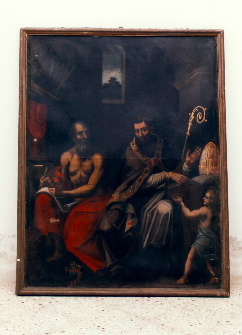 San Bonaventura e San Matteo (dipinto) - ambito siciliano (Seconda metà sec. XVII)