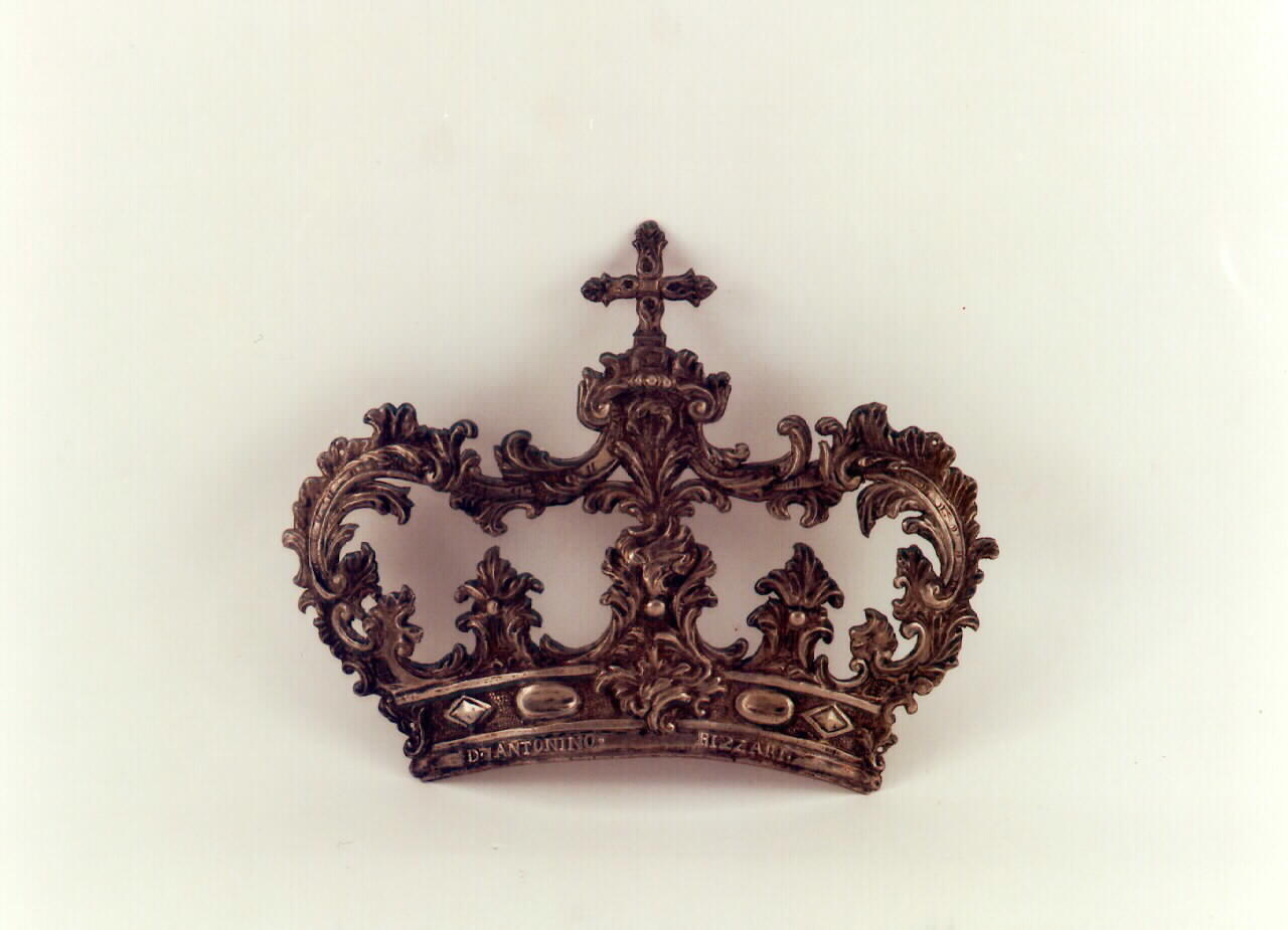 corona da quadro - bottega siciliana (Seconda metà sec. XVIII)