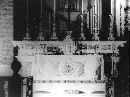 altare maggiore - ambito italiano (fine sec. XVIII)