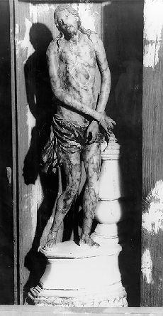 CRISTO FLAGELLATO (statua) - ambito italiano (sec. XVII)