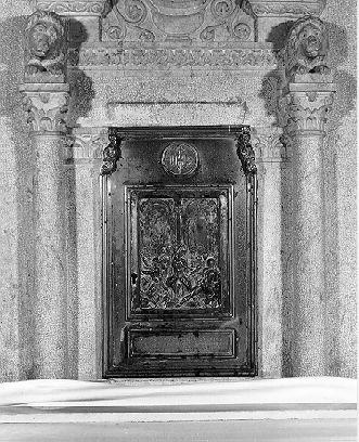 Cristo alla colonna (sportello di tabernacolo) - ambito fiorentino (secc. XV/ XVI)