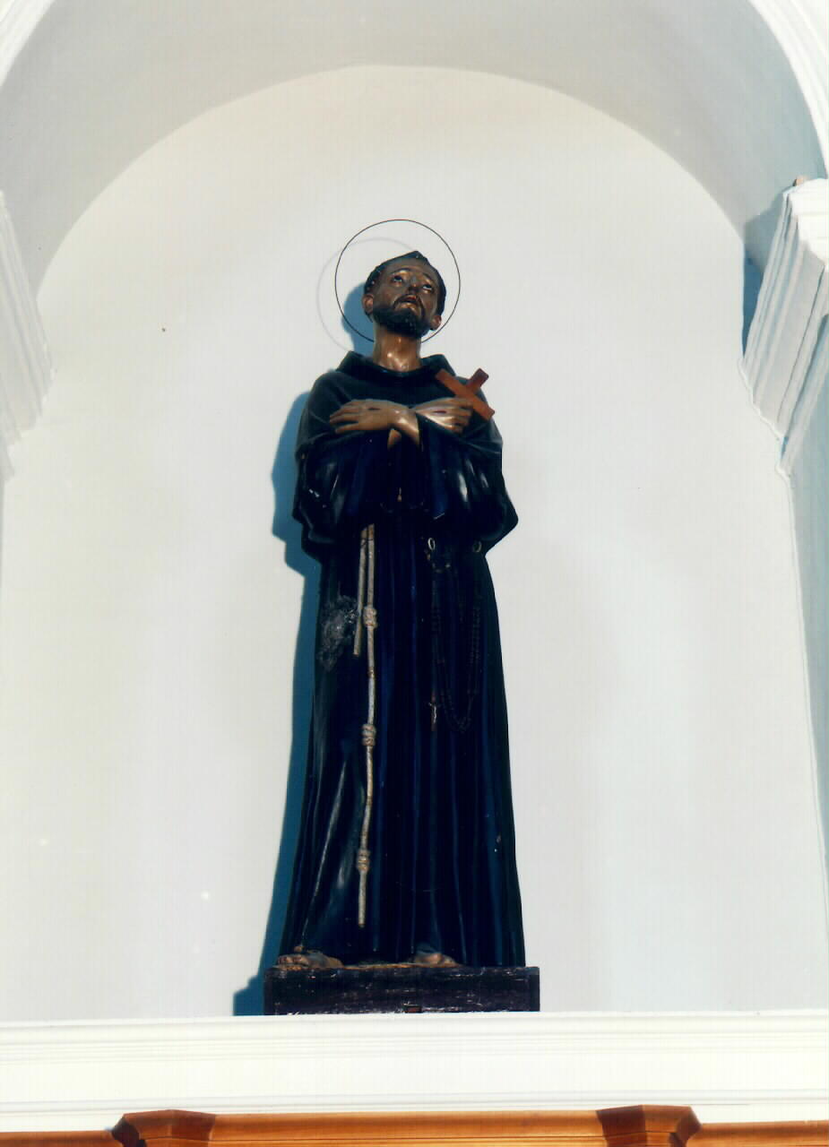 San Francesco d'Assisi (statua) - ambito siciliano (primo quarto sec. XX)