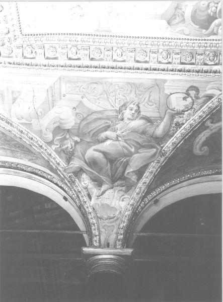 FIGURA ALLEGORICA FEMMINILE (dipinto, elemento d'insieme) di Scorzini Pietro (sec. XVIII)
