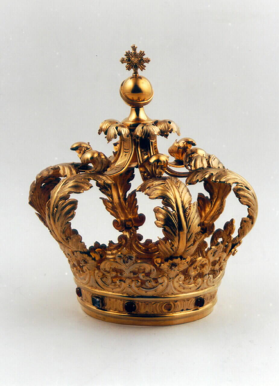 corona da statua - bottega siciliana (Fine/inizio secc. XIX/ XX)